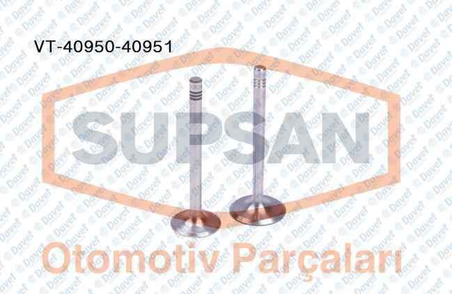 SUPSAN VT-40950-40951 Supap Takim Vw Golf - Passat 1.6 Fsi 16v Eng. Bag - Blf - Blp